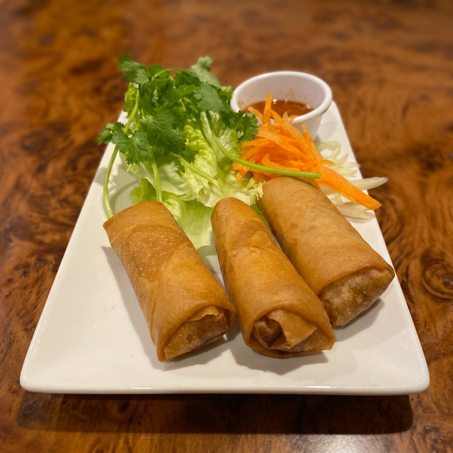Fried Vegetable Rolls.